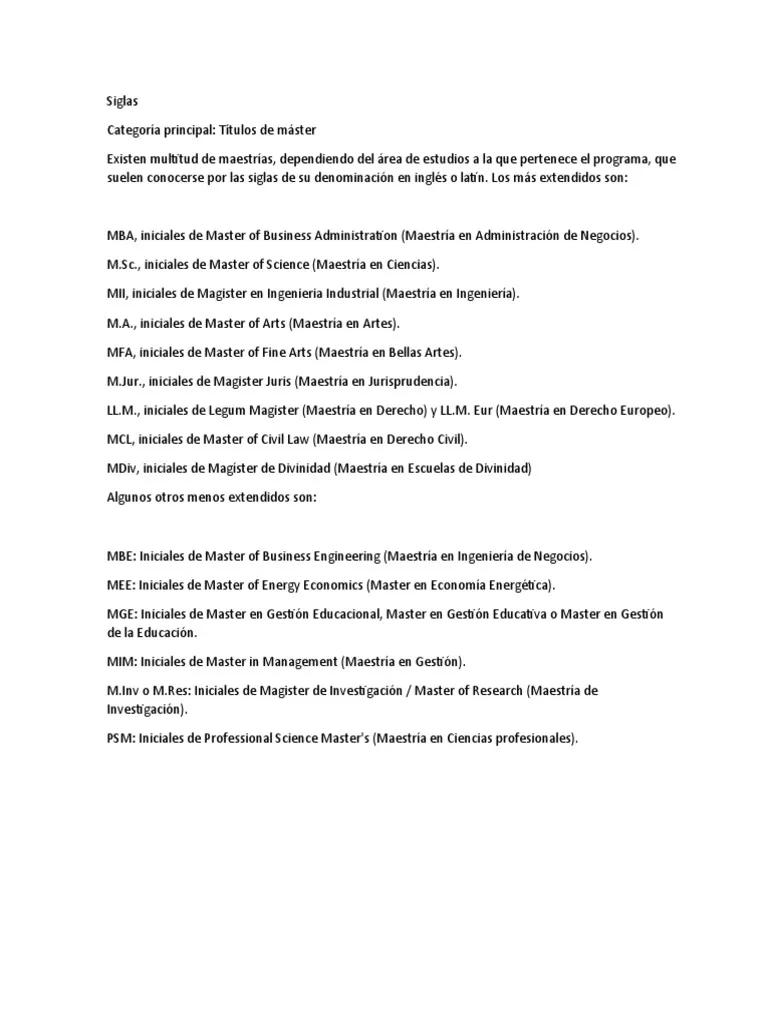 Máster en Marketing en Paraguay: Guía de Abreviaturas y Preguntas Frecuentes - Cómo abreviar el título de máster abreviatura de master en marketing en paraguay - Cómo abreviar el título de máster