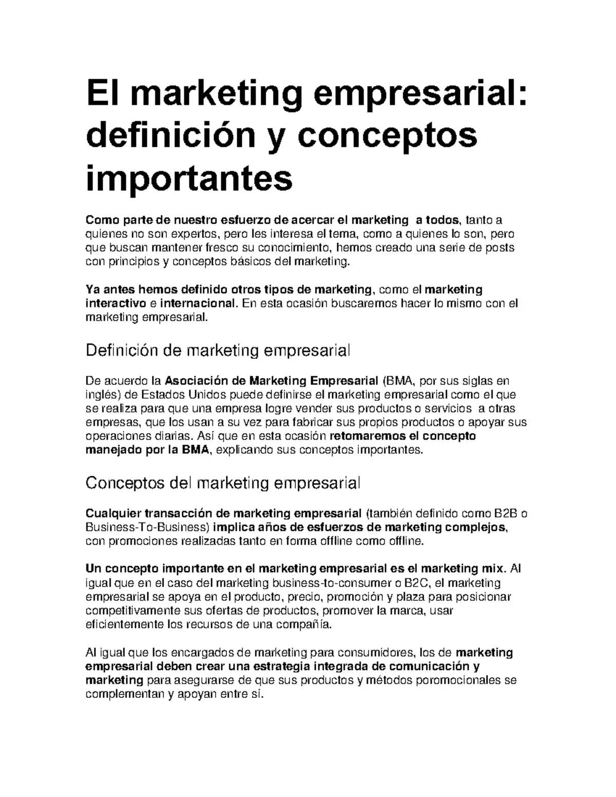 Concepto de Empresa en Marketing: Una Guía Exhaustiva - Cómo define el concepto de empresa concepto de empresa en marketing - Cómo define el concepto de empresa