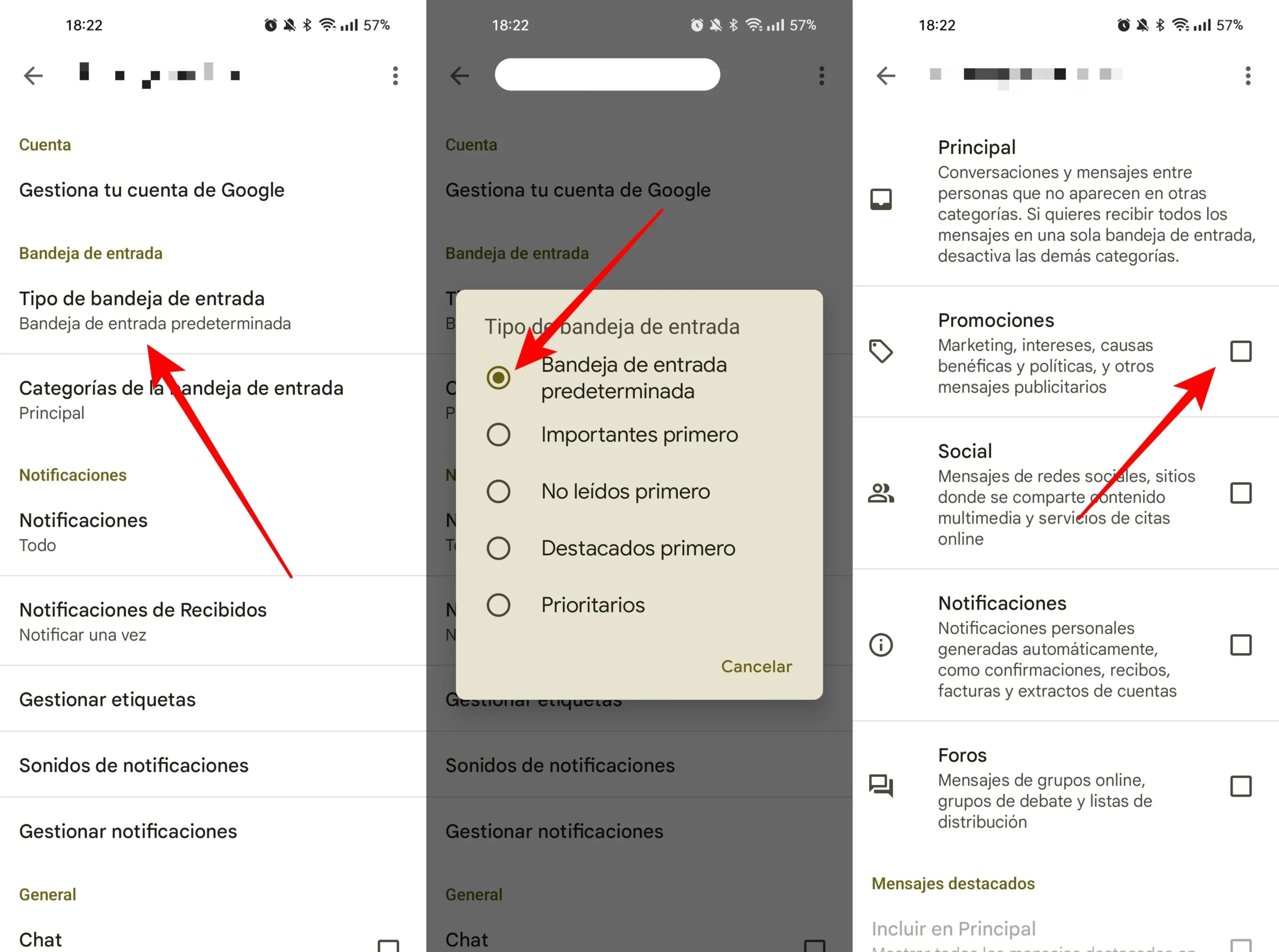 como evito anuncios google cuando recibo mails - Cómo dejar de recibir correos en Gmail de promociones