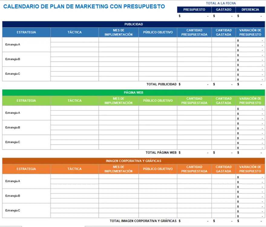 Calendario de Plan de Marketing: La Clave para el Éxito - Cómo es un cronograma de marketing calendario de plan de marketing - Cómo es un cronograma de marketing