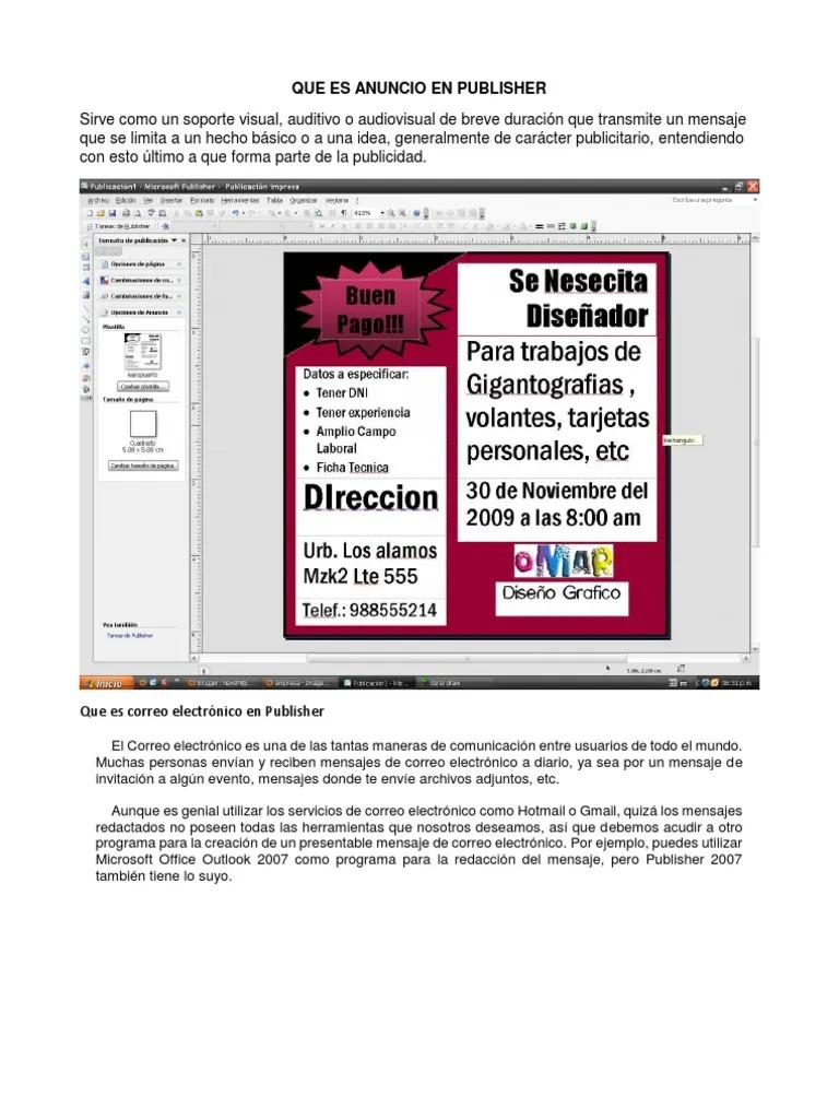Anuncios en Publisher: Guía completa para la impresión - Cómo imprimir un anuncio en Publisher anuncios en publisher - Cómo imprimir un anuncio en Publisher