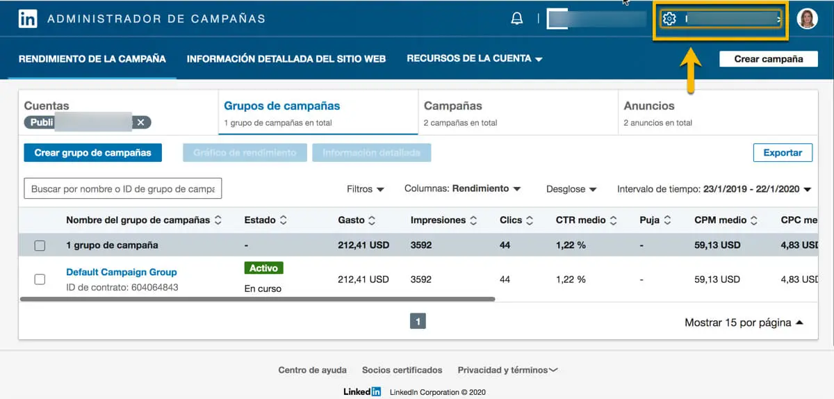 administrador anuncios linkedin - Cómo poner administradores en LinkedIn