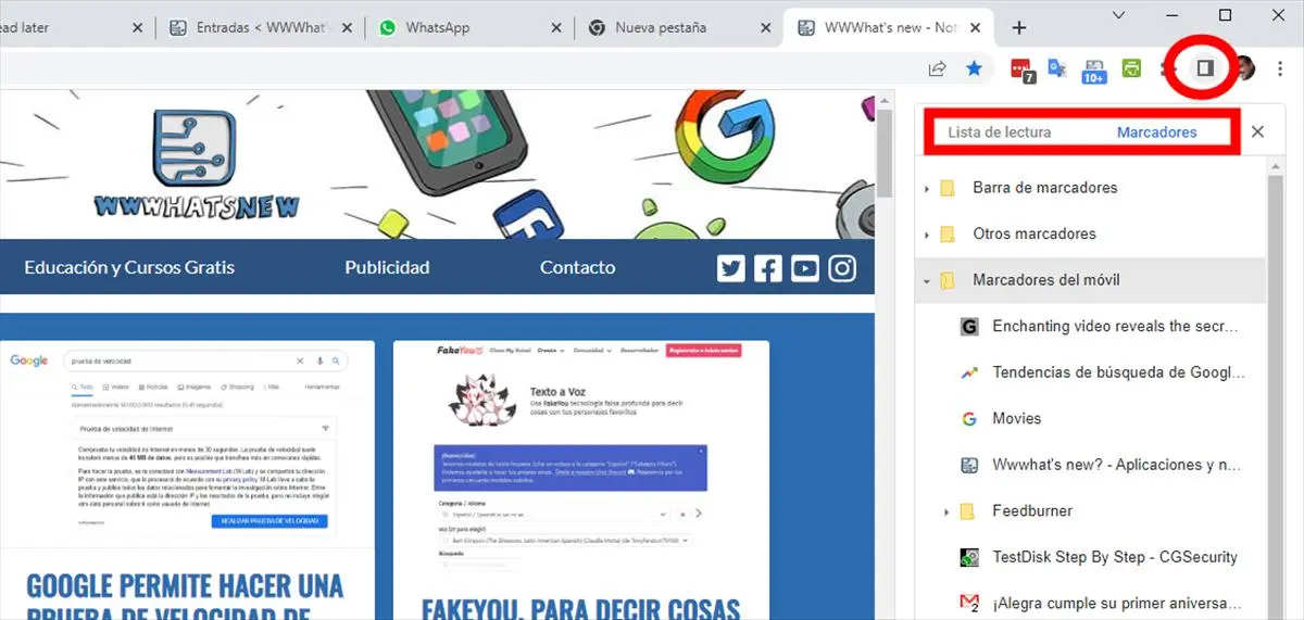 chrome anuncios laterales - Cómo quitar el panel lateral de Chrome