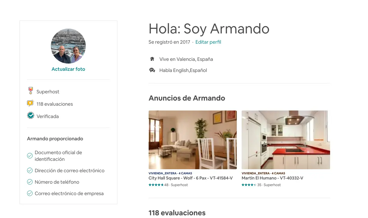 airbnb inicio mis anuncios - Cómo saber si han visto mi anuncio en Airbnb
