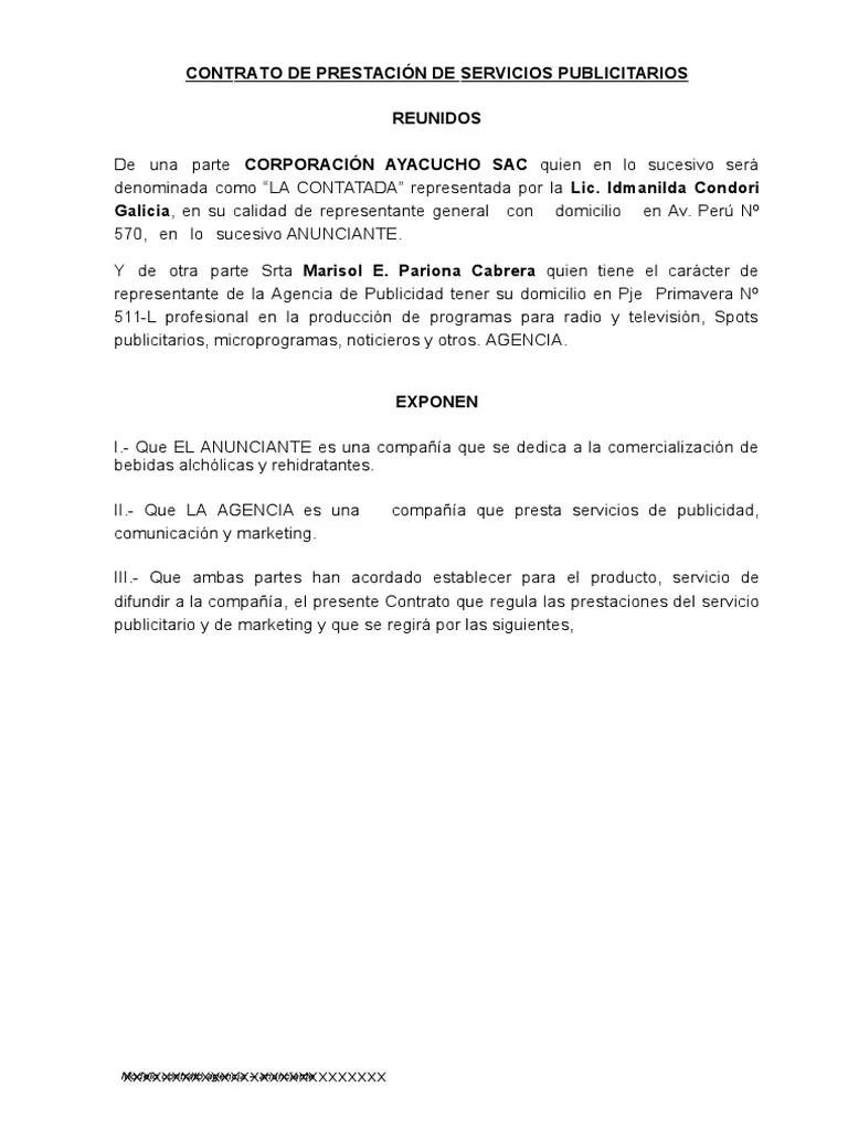 contrato de marketing concepto - Cómo se define el concepto de contrato