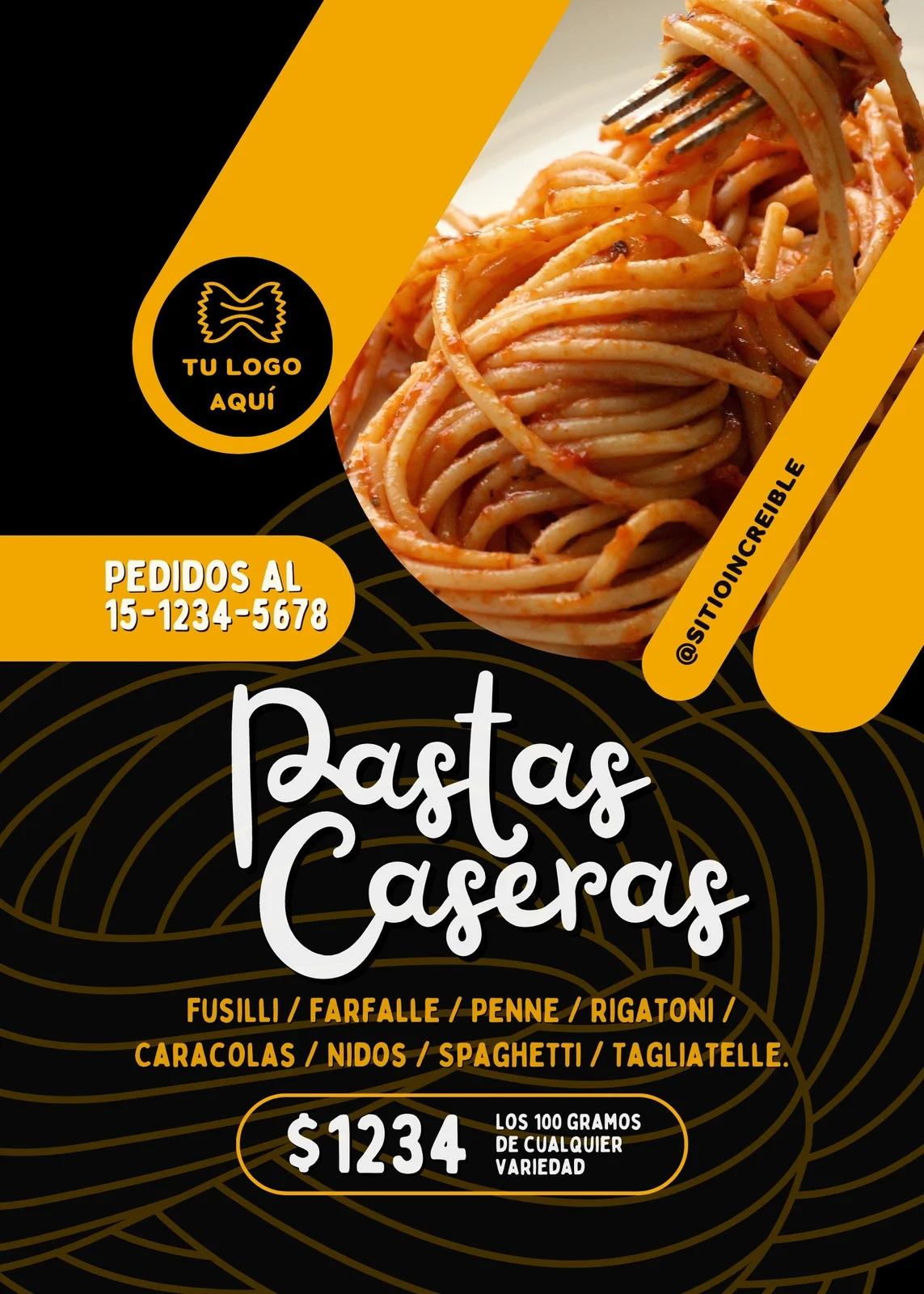 publicidad de pastas caseras - Cómo se llama el que hace pastas