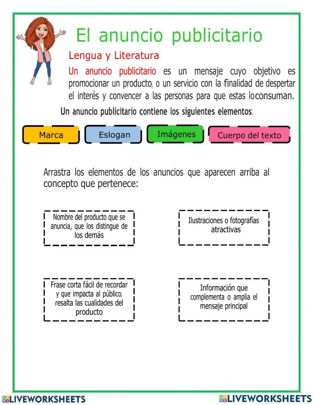 lengua y literatura publicidad y anuncios - Cómo se relaciona la publicidad con la literatura