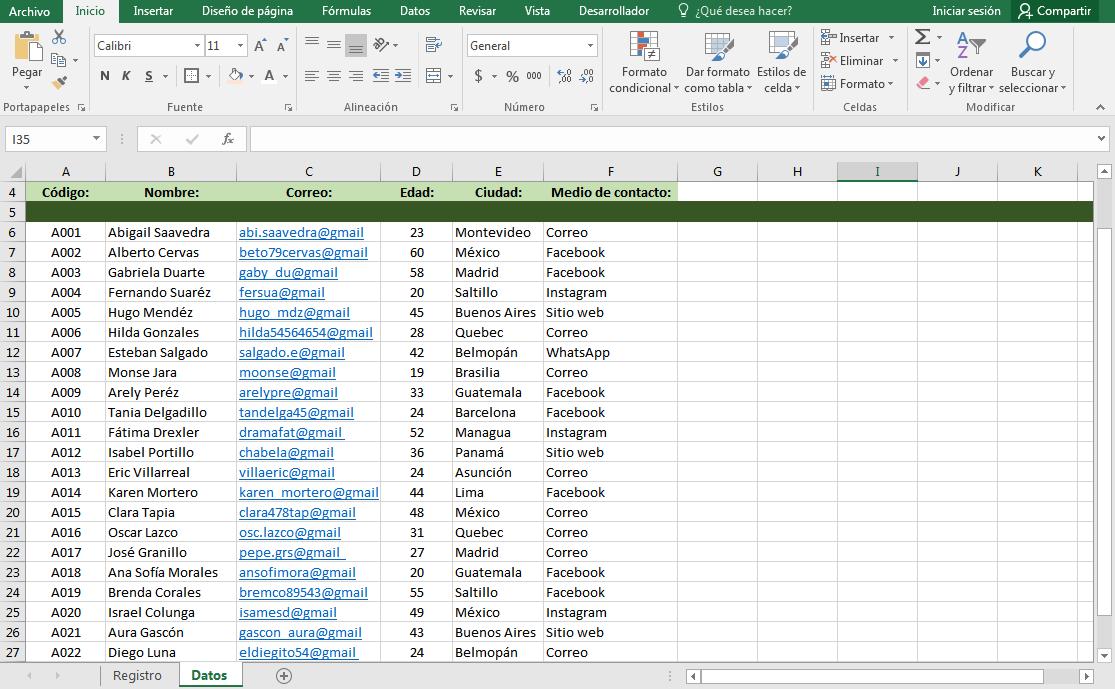 Cómo hacer una lista de Excel para email marketing - Cómo utilizar Excel para enviar correos masivos como hacer una lista de excel para email marketing - Cómo utilizar Excel para enviar correos masivos