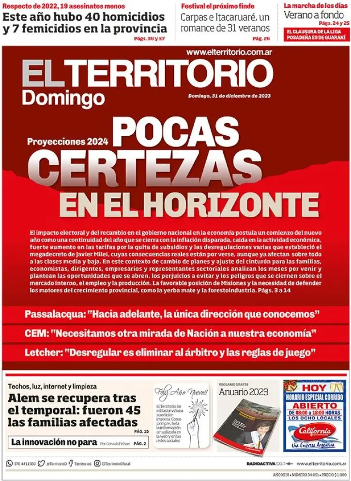 anuncios el territorio - Cuál es el diario de Misiones