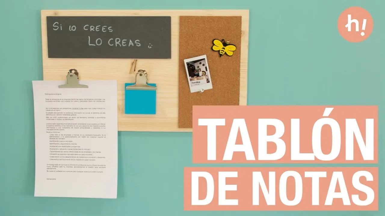 como hyacer un tablon de anuncios - Cuáles son las cosas que necesitas para construir un tablero de anuncios