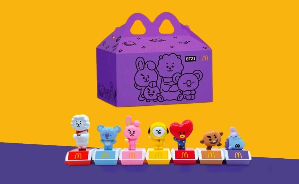 publicidad de mcdonalds en mexico - Cuándo sale BT21 en McDonald's México