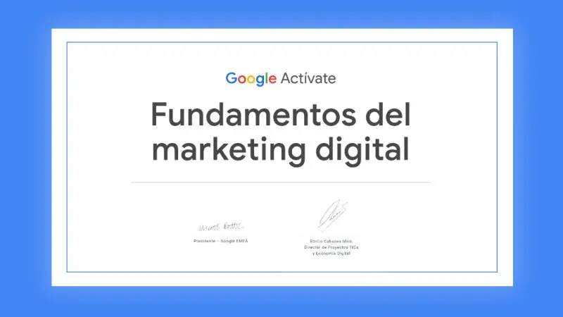curso de fundamentos de marketing digital google - Cuánto cuesta el curso de Google