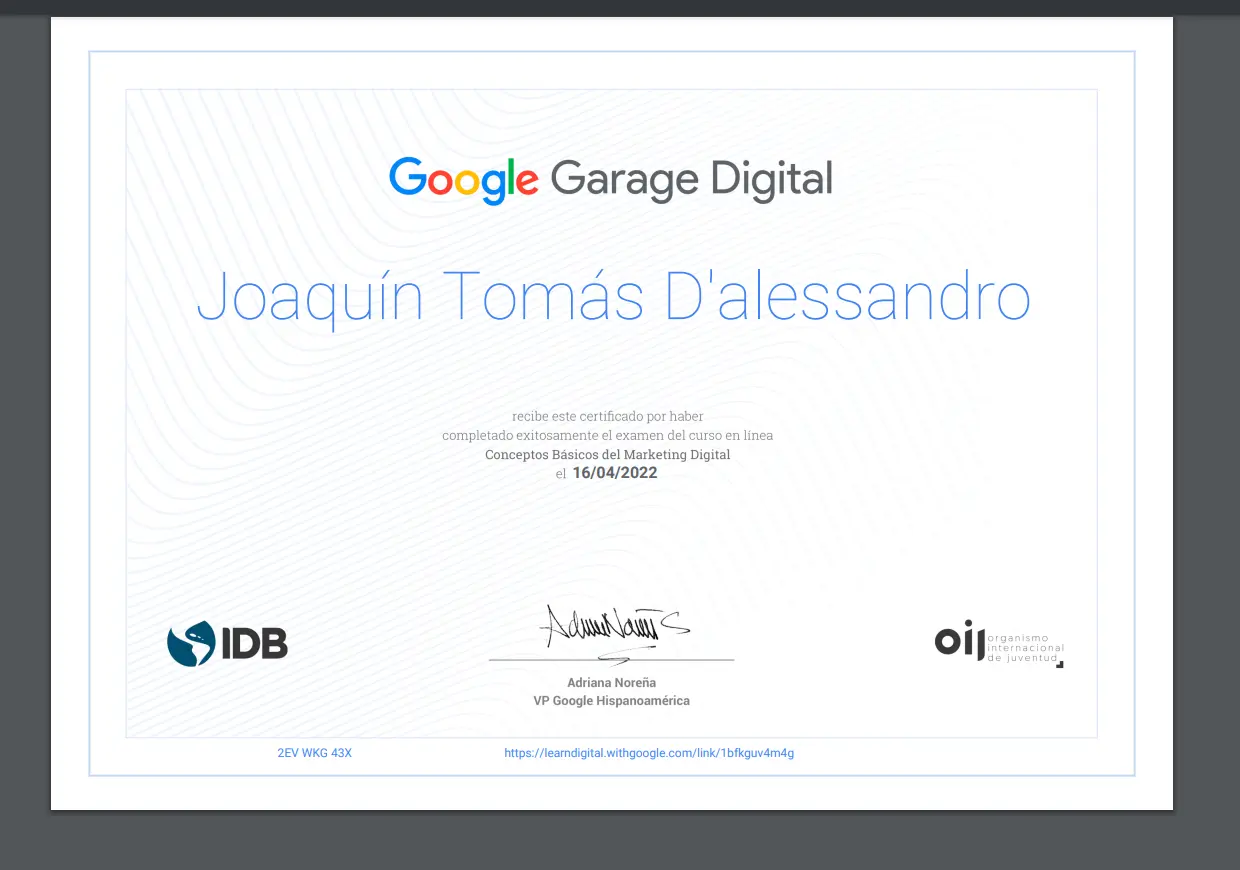certificación google marketing - Cuánto cuesta una certificación de Google