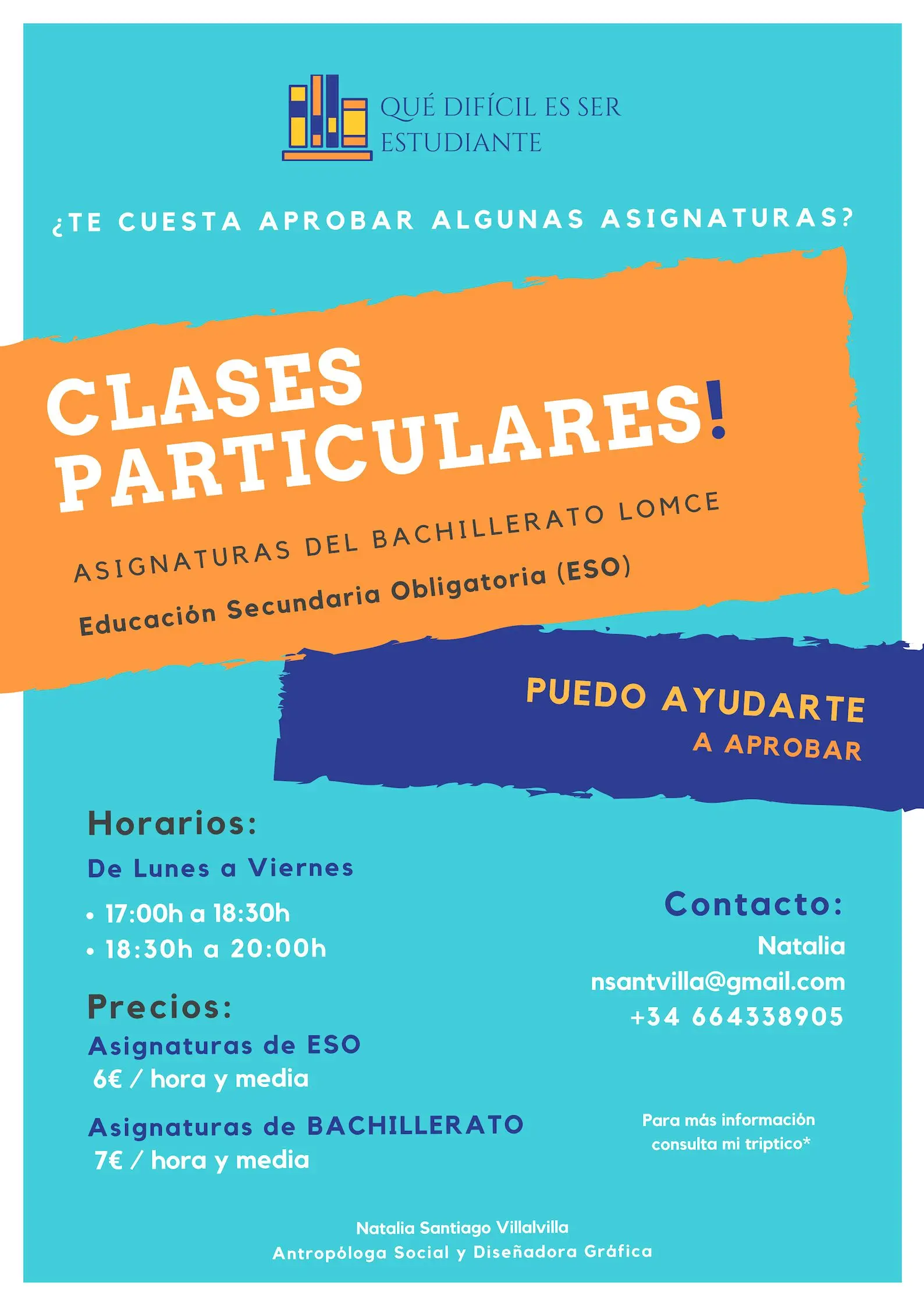 anuncios clases particulares originales historia - Cuánto cuesta una clase particular de historia