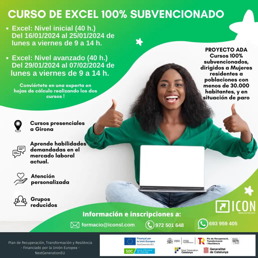 Aprende Excel: Guía completa de cursos y precios - Cuánto se cobra por una clase de Excel anuncios de cursos de excel - Cuánto se cobra por una clase de Excel