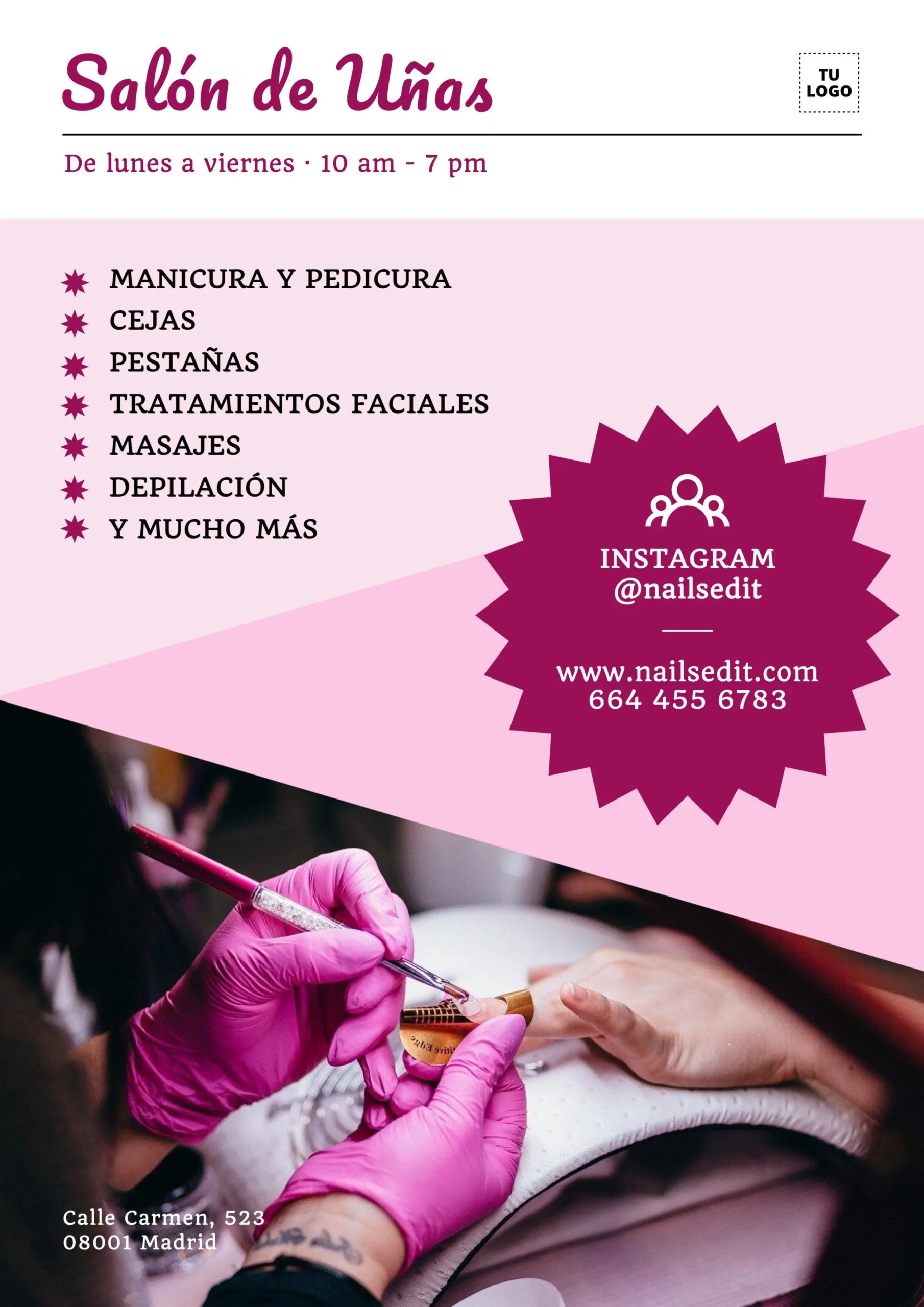 anuncios de manicuria - Cuánto se gana en un negocio de uñas