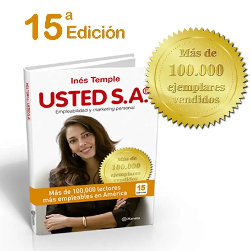 ines temple empleabilidad y marketing personal - Cuántos capítulos tiene el libro Usted SA