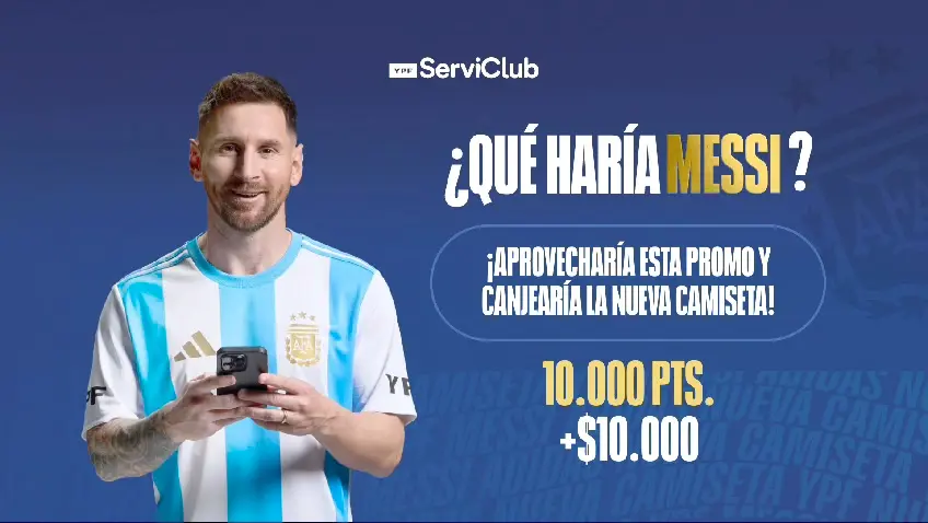 Publicidad YPF Messi: Un análisis completo de la campaña publicitaria - Cuántos puntos YPF para la camiseta de Messi publicidad ypf messi - Cuántos puntos YPF para la camiseta de Messi