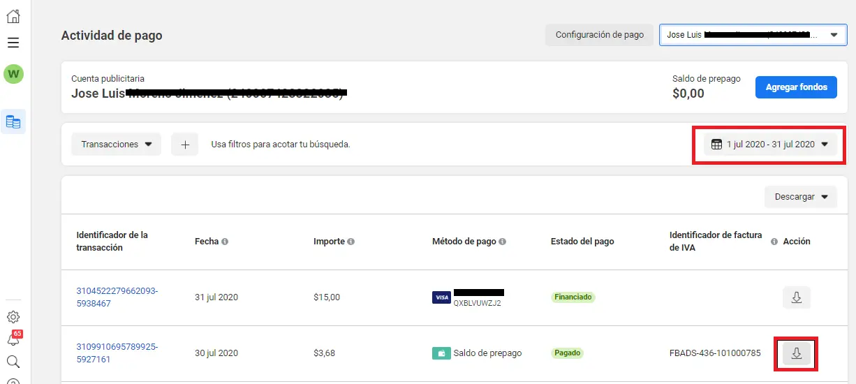 Cómo ver la facturación de Facebook en el administrador de anuncios - Dónde puedo ver los pagos de Facebook como veo la facturación fecebook en adminsitrdor de anuncios - Dónde puedo ver los pagos de Facebook