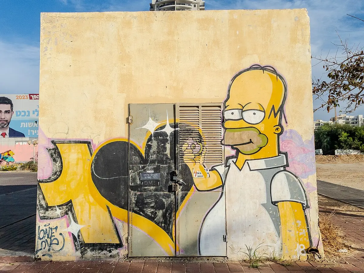 <b>La Iglesia en Los Simpson:</b> Análisis de la Religión y la Fe en Springfield - Dónde trabaja Homero de Los Simpson la iglesia con anuncios los simpsons - Dónde trabaja Homero de Los Simpson