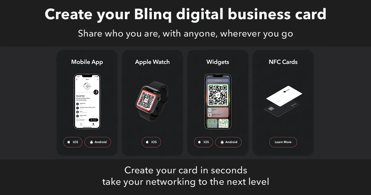 Tarjetas de Presentación Digitales: La Guía Definitiva para el Marketing Digital - Es gratuita la tarjeta Blinq digital marketing card - Es gratuita la tarjeta Blinq
