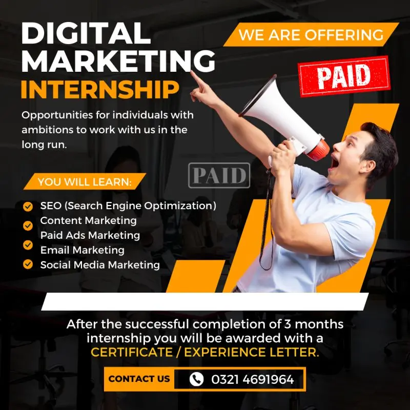 digital marketing paid internship - How much do digital marketing interns make in the US
