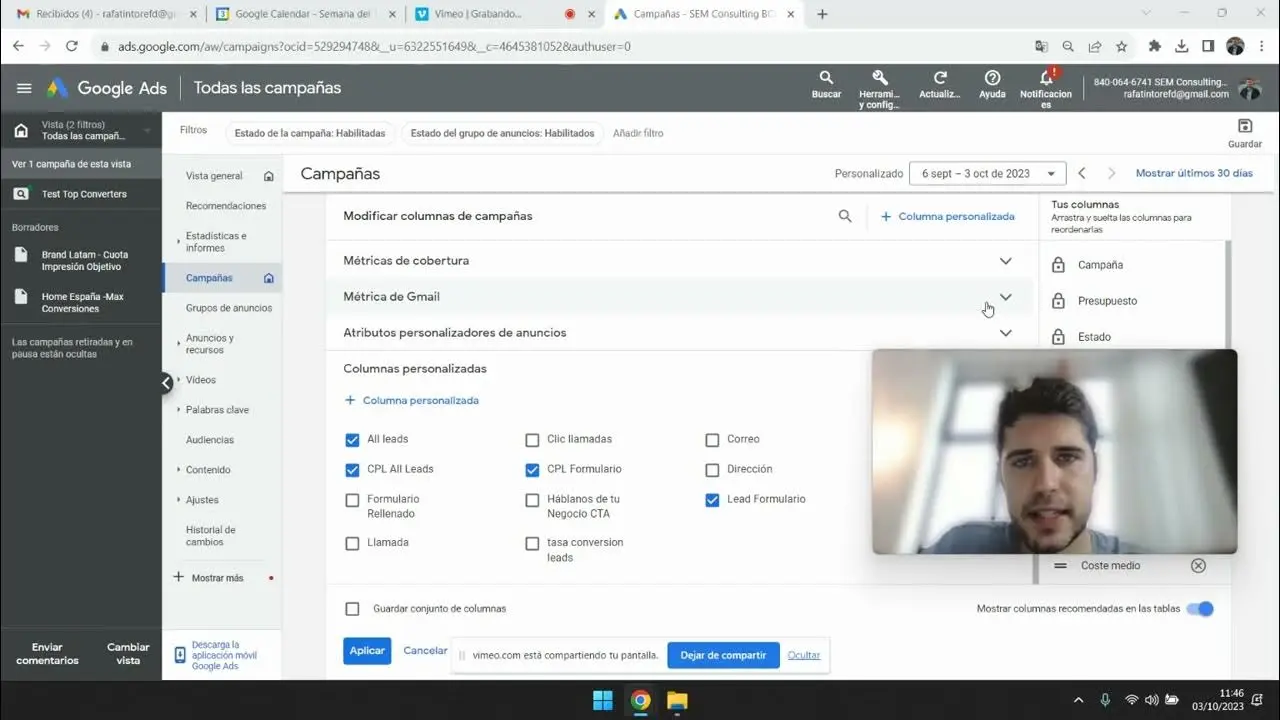 Cómo editar una columna personalizada en el administrador de anuncios de Facebook - Podemos personalizar las columnas en el Administrador de anuncios como editar una columna personalizada en el administrador de anuncios - Podemos personalizar las columnas en el Administrador de anuncios