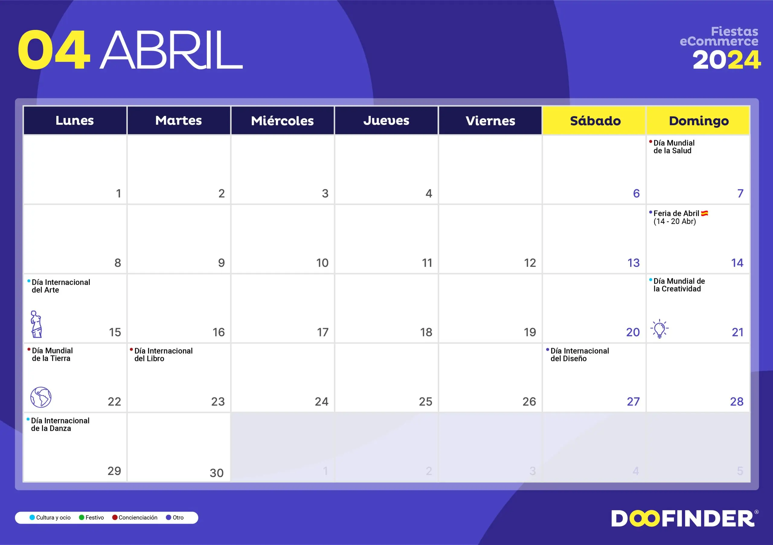 Calendario de Marketing de Abril: Guía completa para tus estrategias - Qué días especiales hay en abril calendario marketing abril - Qué días especiales hay en abril