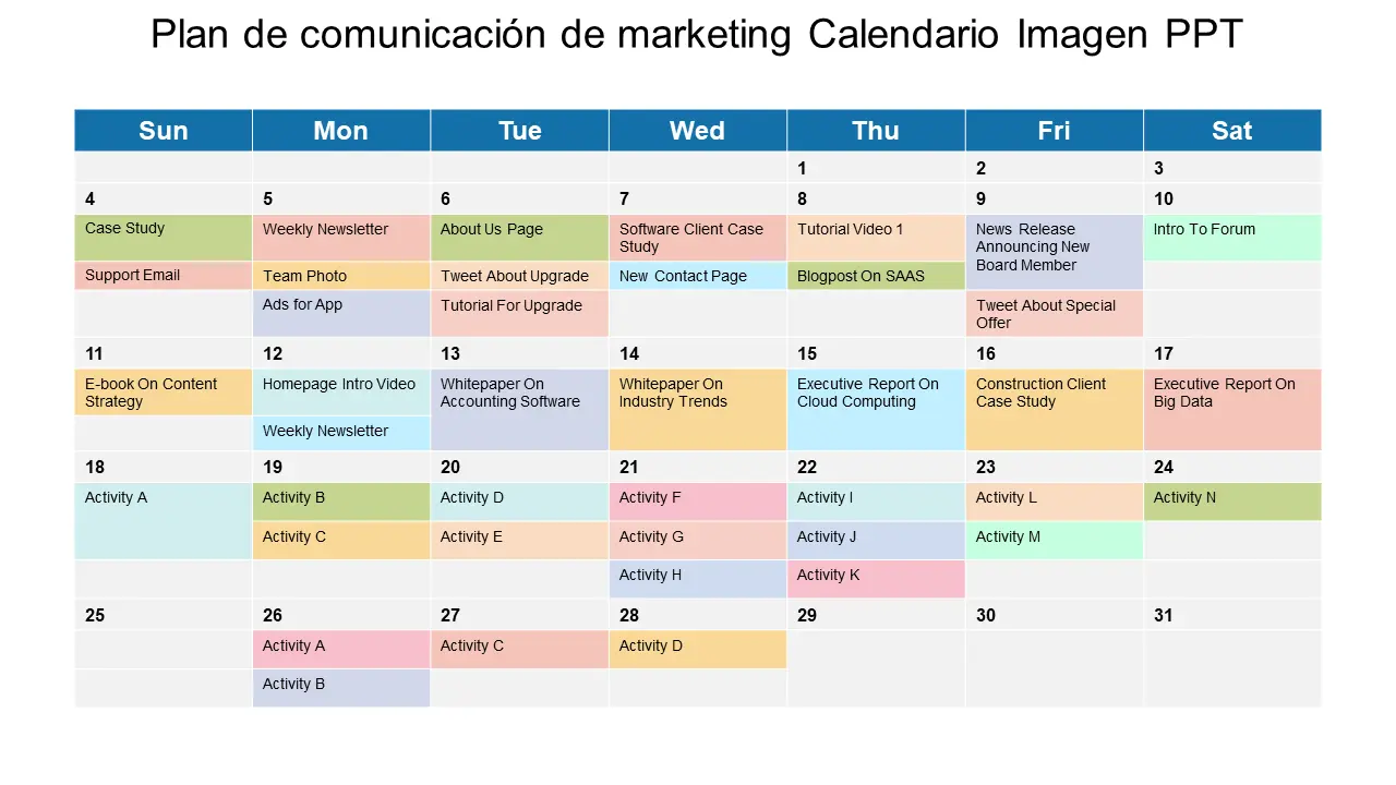 Calendario de Plan de Marketing: La Clave para el Éxito - Qué es el cronograma en un plan de marketing calendario de plan de marketing - Qué es el cronograma en un plan de marketing