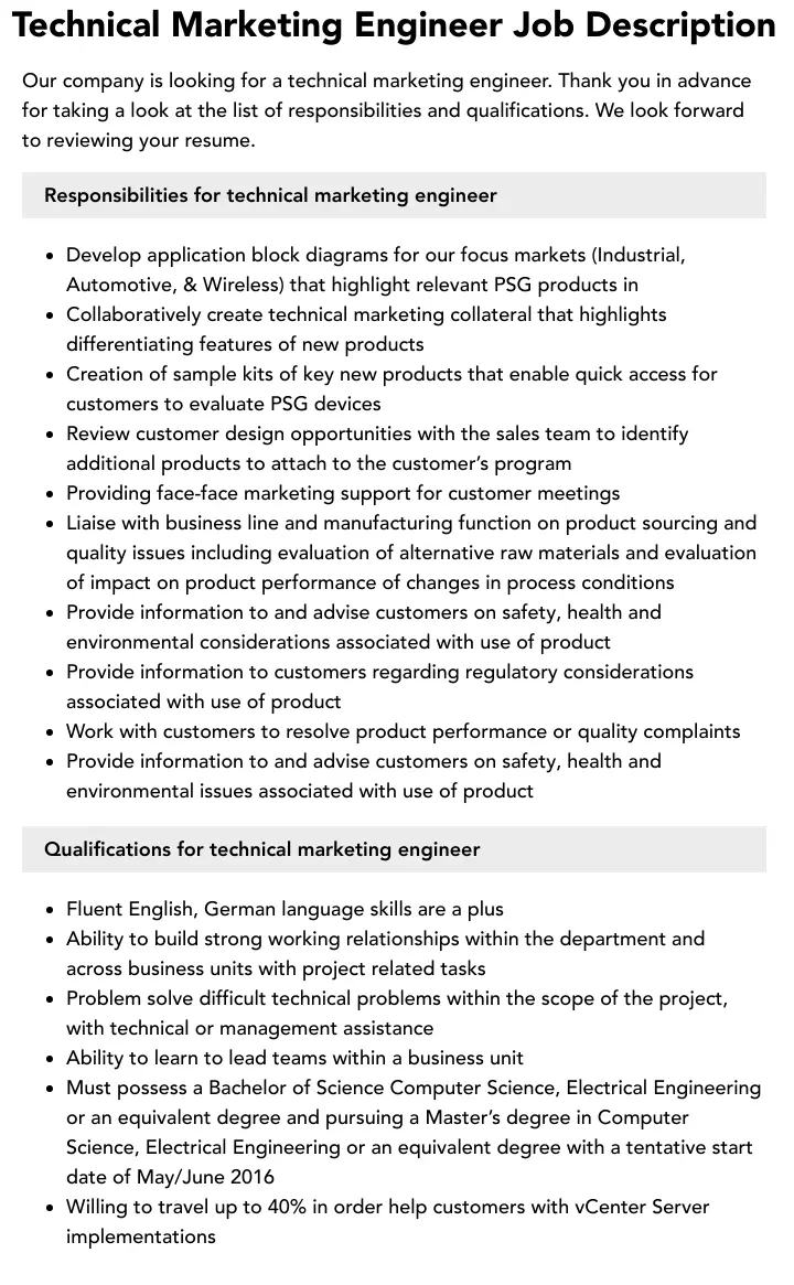 Ingeniería de Marketing Técnico: Guía Completa - Qué es la ingeniería de marketing técnico technical marketing engineer - Qué es la ingeniería de marketing técnico