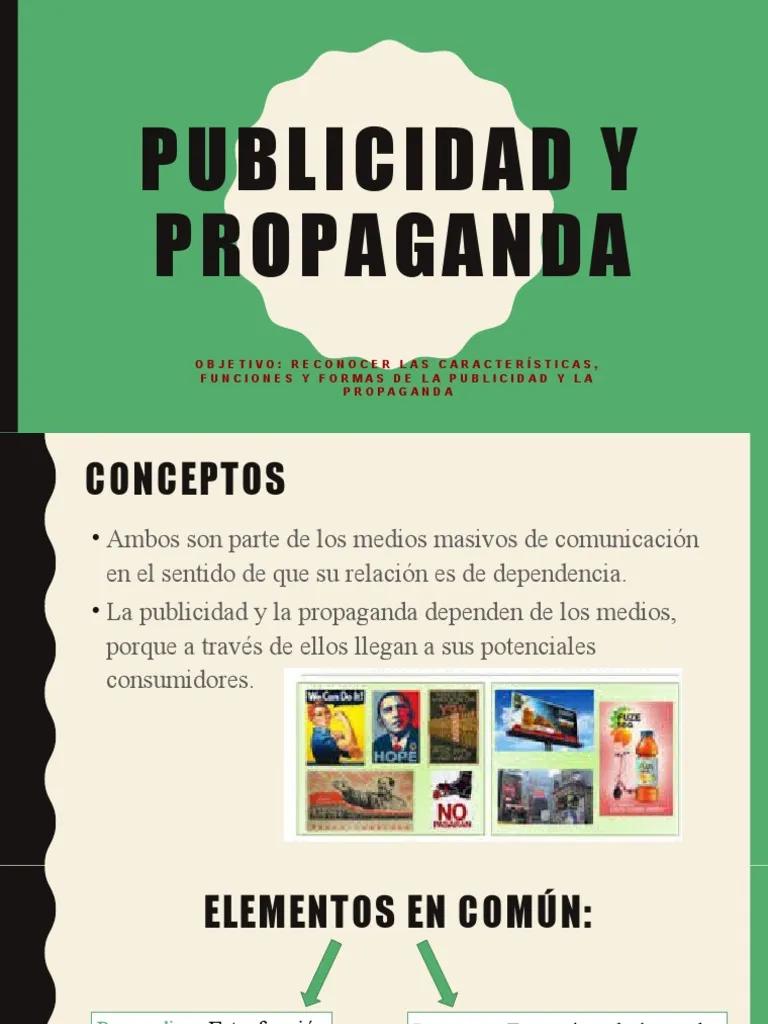 publicidad y propaganda ppt - Qué es la publicidad 6 básica