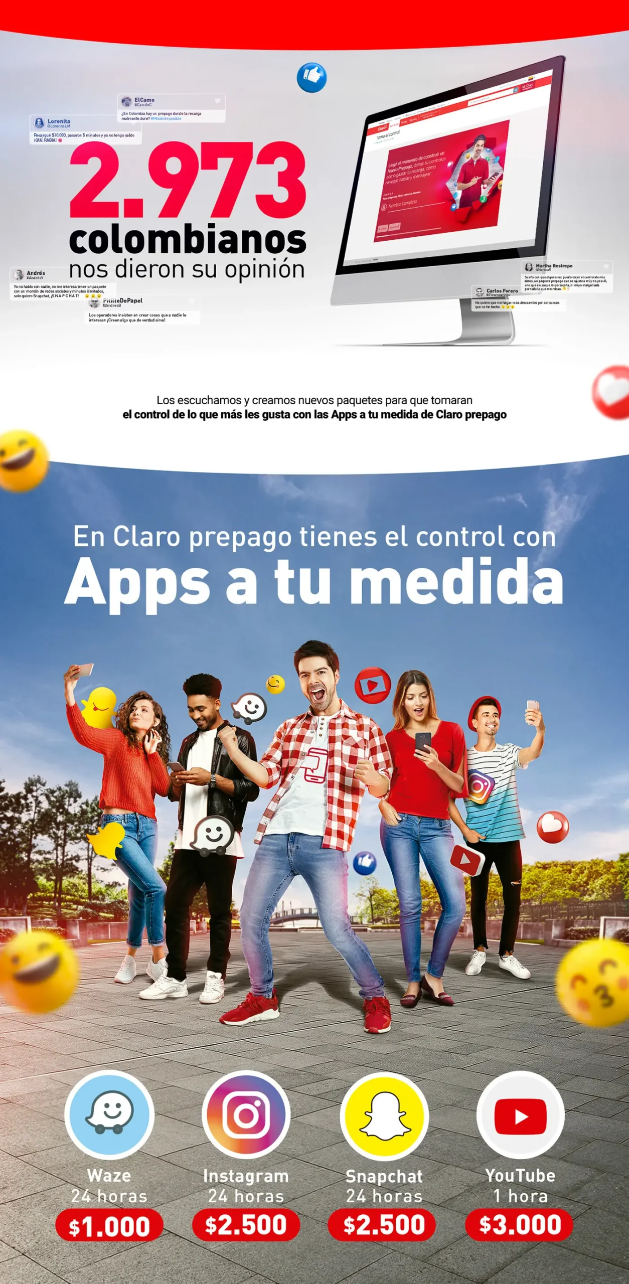 anuncios de claro prepago y control discriminatorio - Qué es prepago en Claro