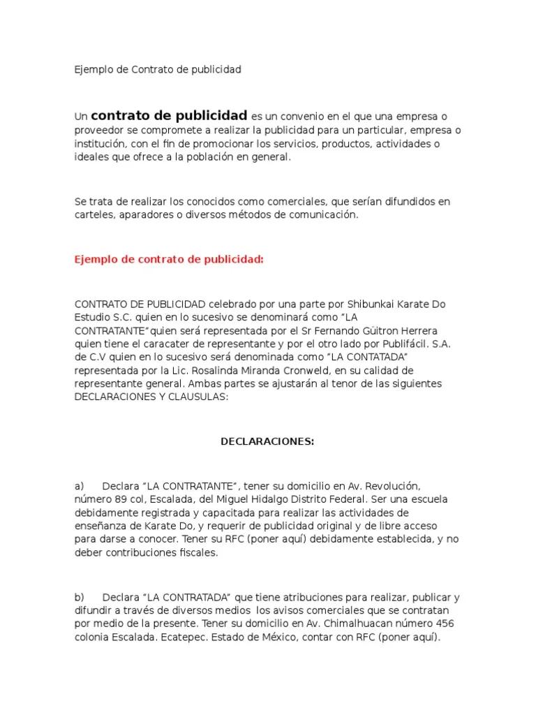Contrato de Publicidad Simple: Guía Completa - Qué es un contrato de publicidad contrato de publicidad simple - Qué es un contrato de publicidad