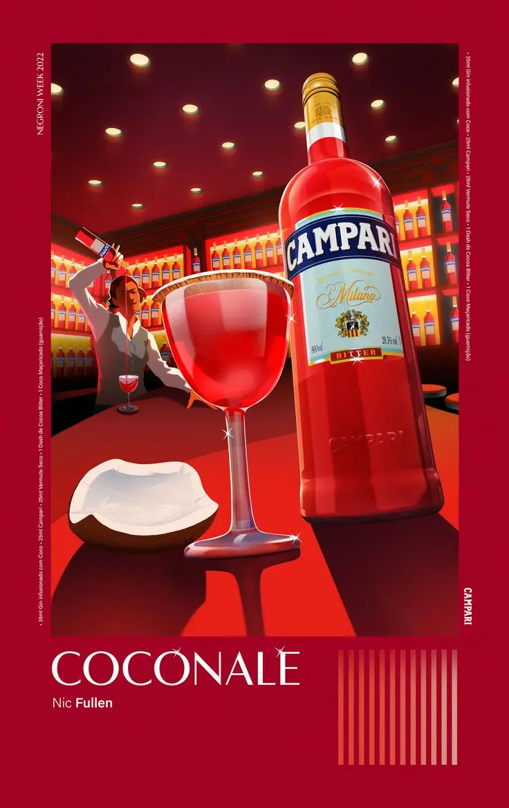 campari publicidad - Qué grado alcohólico tiene el Campari