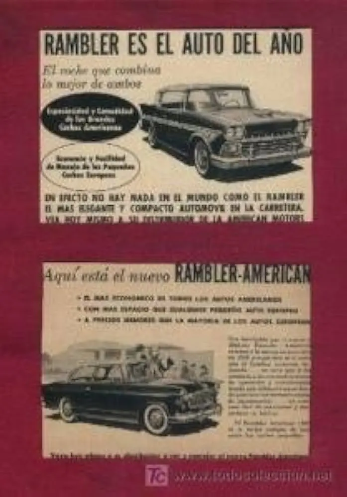 Rambler Ambassador: Un análisis exhaustivo del ícono argentino - Qué motor trae el Rambler Ambassador publicidad rambler ambassador - Qué motor trae el Rambler Ambassador