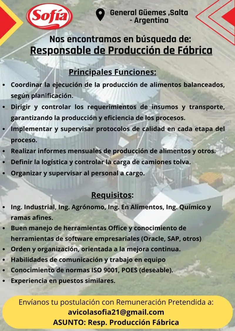 Trabajos en Pollería Sofía: Oportunidades Laborales - Qué ofrece la empresa Sofía anuncios de trabajo de ña polleria sofia gueneral guemrs - Qué ofrece la empresa Sofía