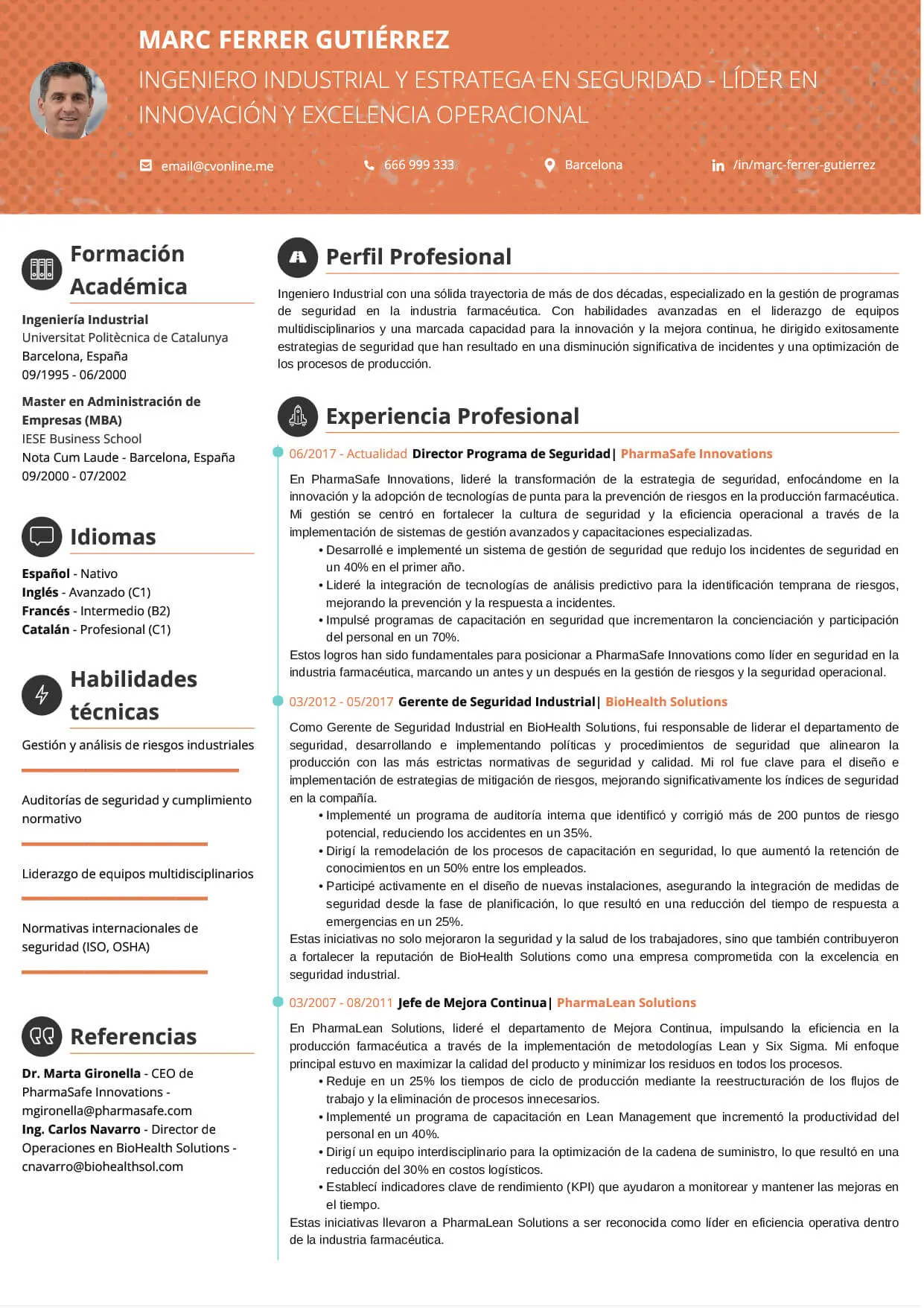 CV Ingeniero Industrial Gerencia Marketing: La Guía Definitiva - Qué poner en un CV de ingeniero industrial cv ingeniero industrial gerencia marketing - Qué poner en un CV de ingeniero industrial