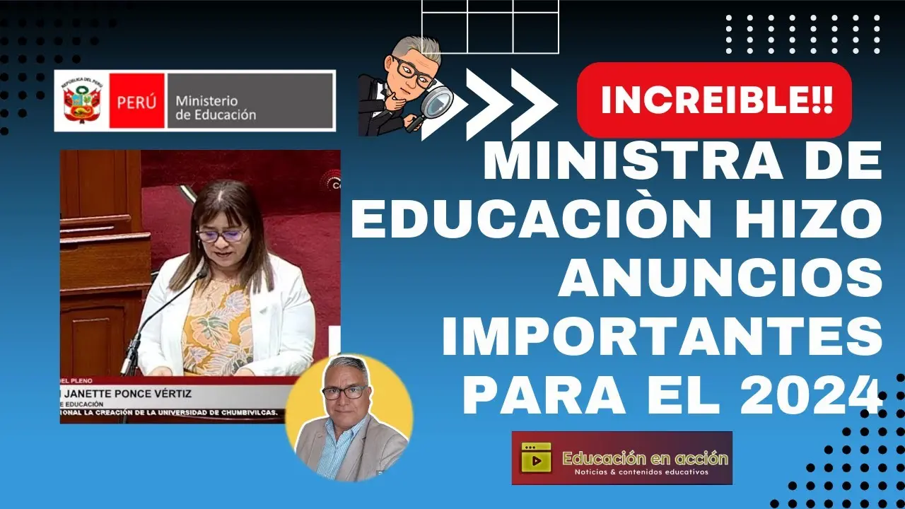 ministerio de educacion anuncios - Qué promueve el Ministerio de Educación