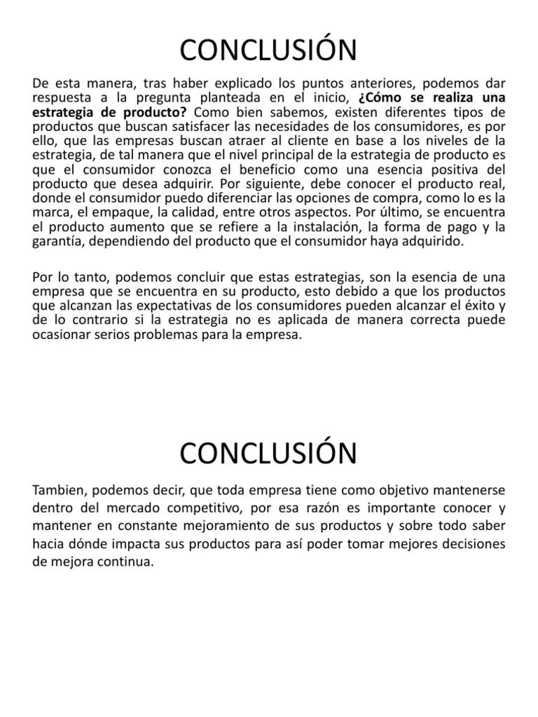 Conclusión de Marketing Estratégico para Nuevos Productos: Producto y Precio - Qué proporcionan las conclusiones finales de un plan estratégico conclusion marketing estrategico para nuevos productos producto y precio - Qué proporcionan las conclusiones finales de un plan estratégico