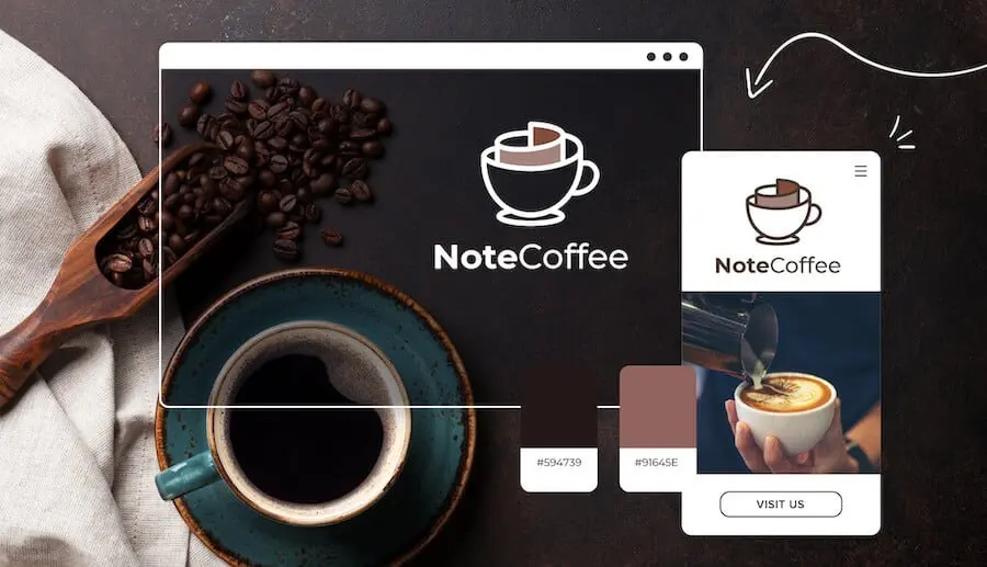 psicologia del color cafe en marketing - Qué representa el color café en un logo
