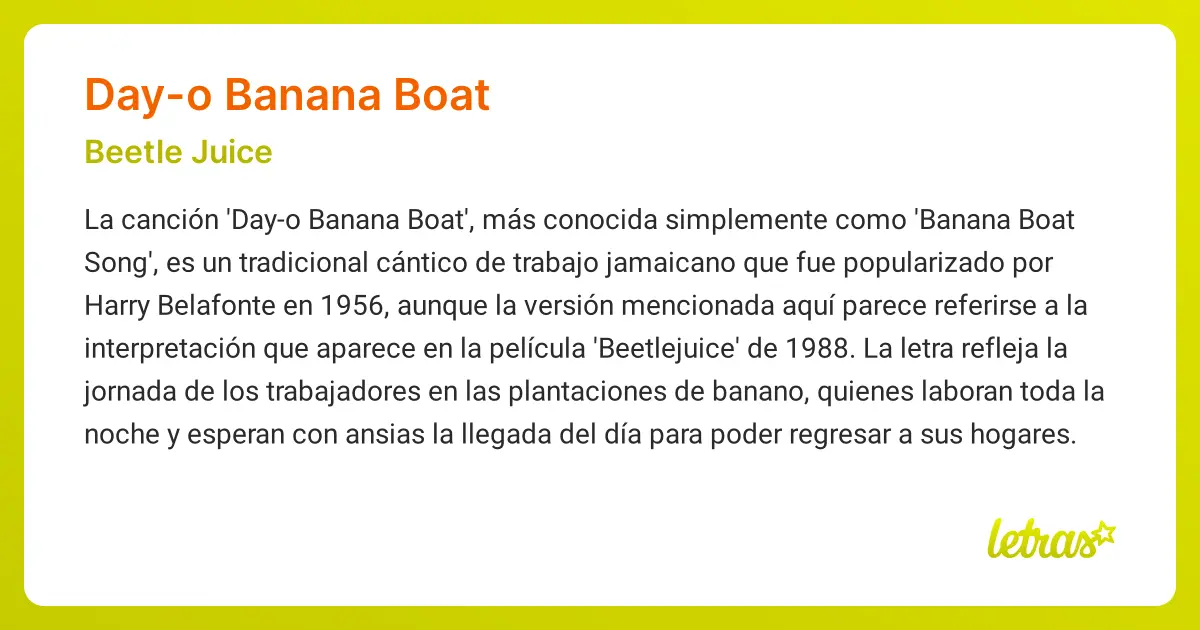 Banana Boat Publicidad: Compromiso Social y Estrategia de Marca - Qué significa la canción "Banana Boat" banana boat publicidad - Qué significa la canción "Banana Boat"