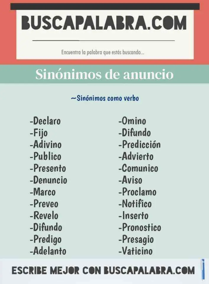 anuncios sinónimos - Qué son los sinónimos de publicidad