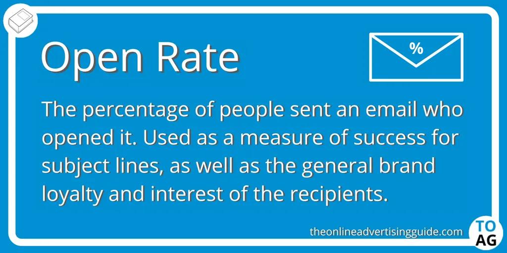 Definición Open Rate: Qué es y cómo optimizarlo en Marketing Digital - Qué te dice una tasa de apertura definicion open rate que es en marketing digital - Qué te dice una tasa de apertura
