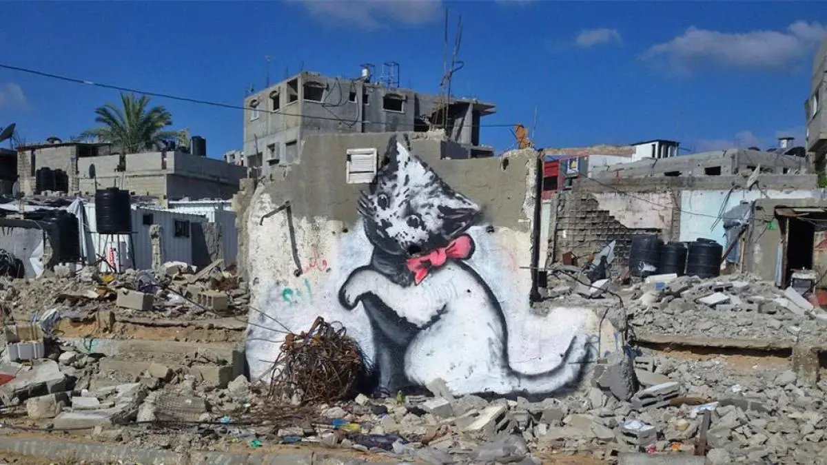 <b>Banksy: El artista, el marketing y el misterio</b> - Qué temas trata Banksy artista banksy es marketing - Qué temas trata Banksy