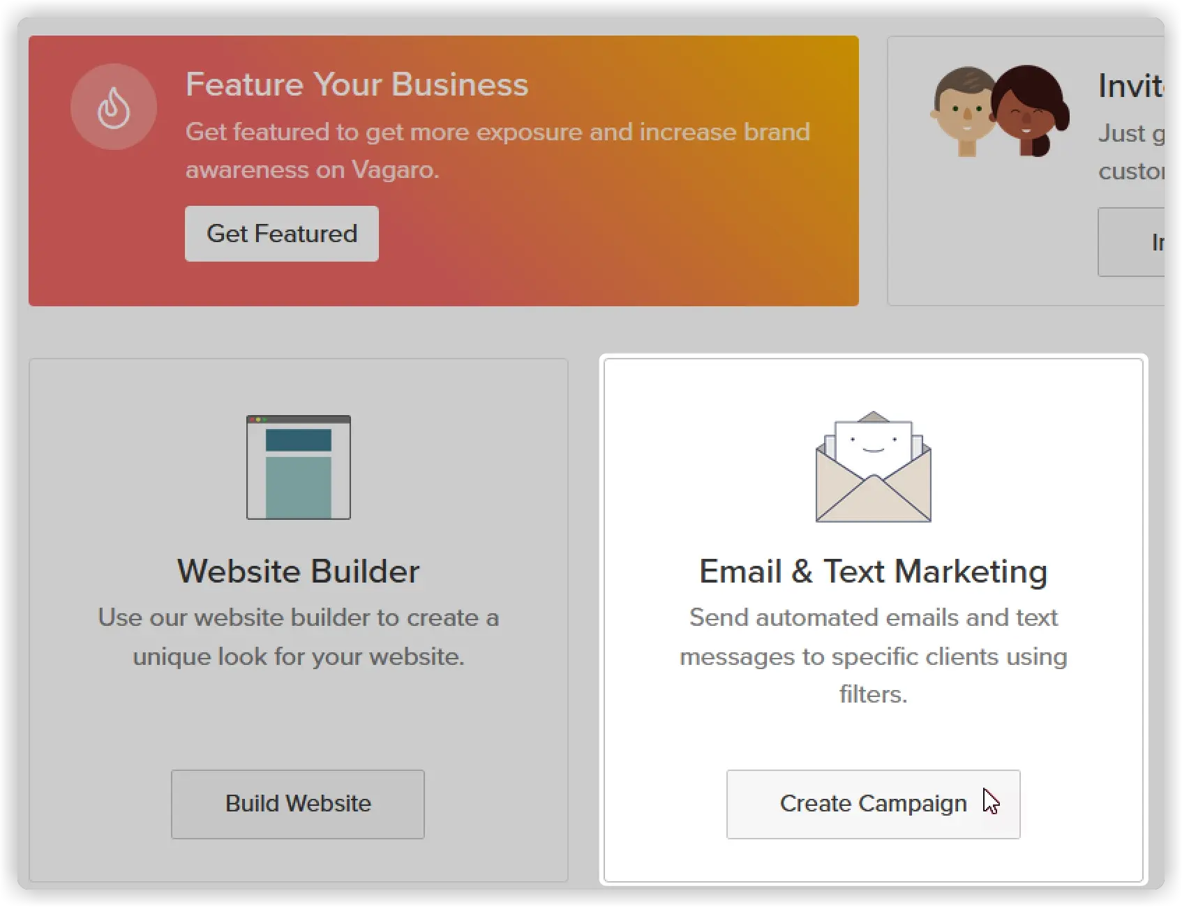 vagaro email marketing - Vagaro tiene marketing por correo electrónico