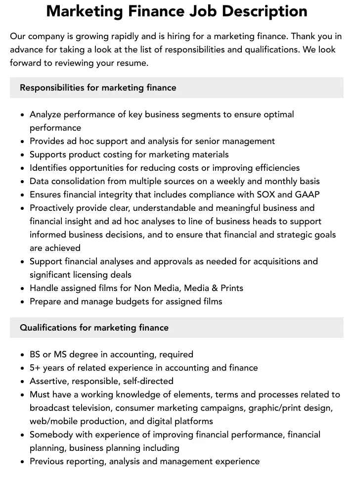 Trabajos en Marketing Financiero: Una Guía Completa - What are the duties of finance marketing finance marketing jobs - What are the duties of finance marketing