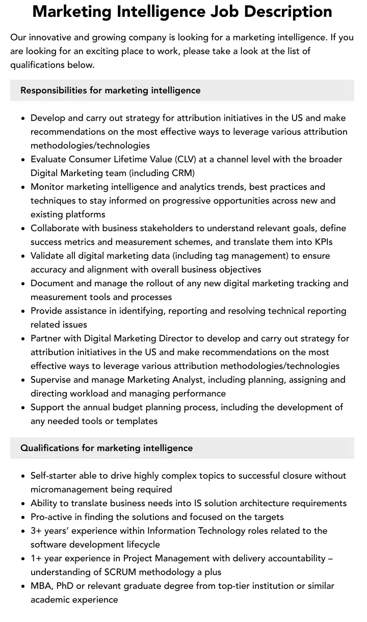 Agencia de Marketing de Inteligencia: La Clave para el Éxito Empresarial - What are the duties of marketing intelligence intelligence marketing agency - What are the duties of marketing intelligence