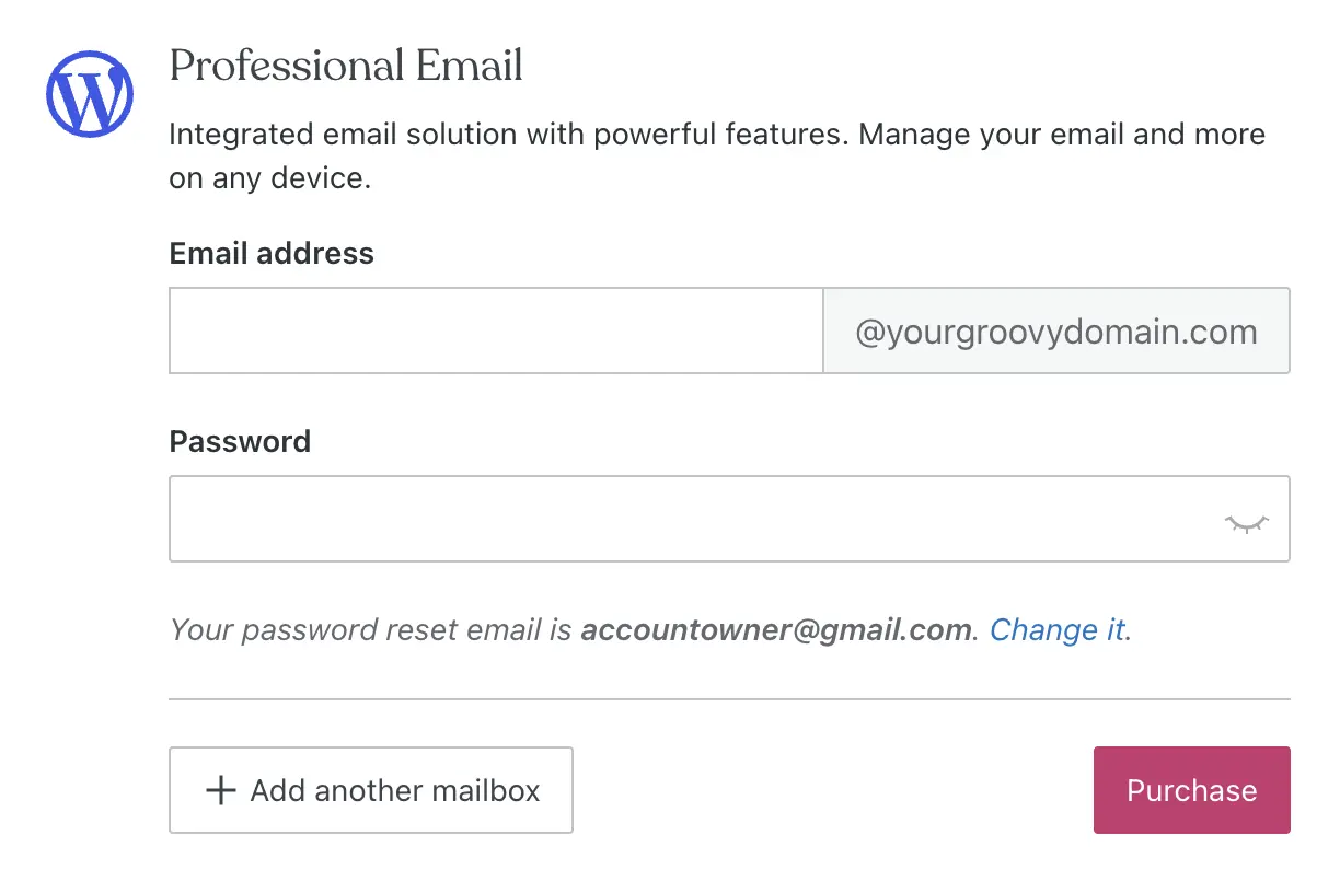 best email marketing for wordpress - What email should I use for WordPress