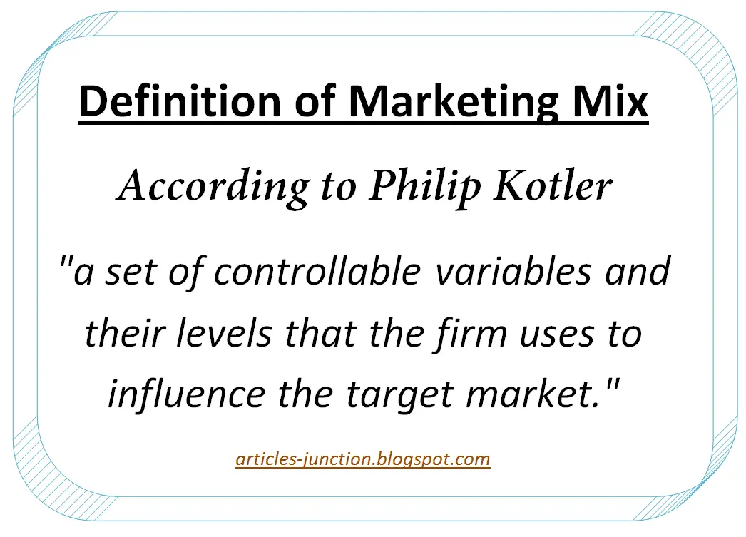 Marketing Mix: Definición de Philip Kotler y su Importancia - What is the best definition of marketing mix marketing mix definition by philip kotler - What is the best definition of marketing mix