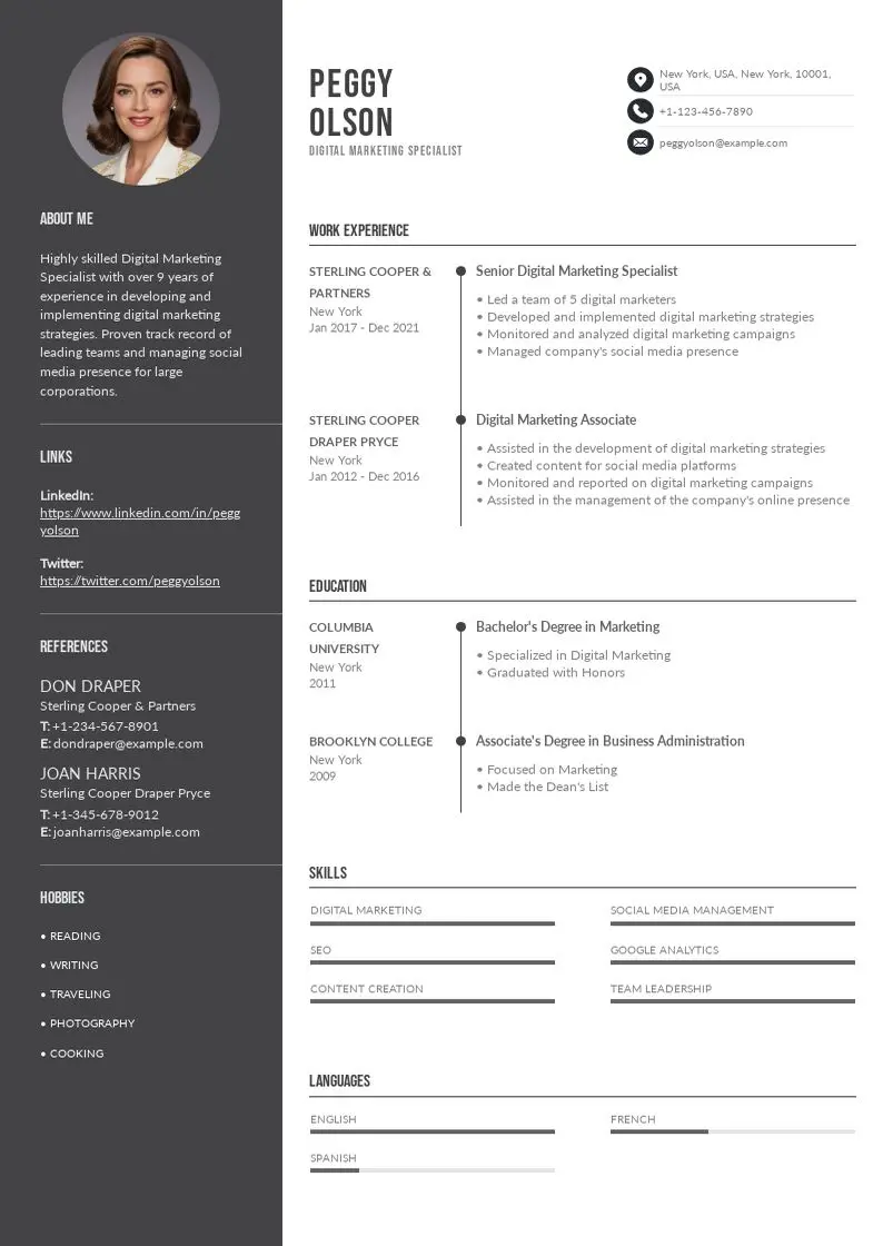 Formato de currículum para marketing digital: Guía completa - What is the best format for a digital marketing resume digital marketing resume format - What is the best format for a digital marketing resume